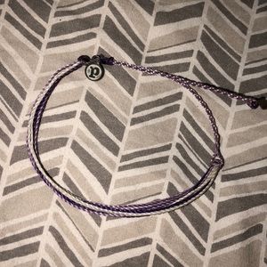 Pura Vida bracelet and sterling silver wave ring